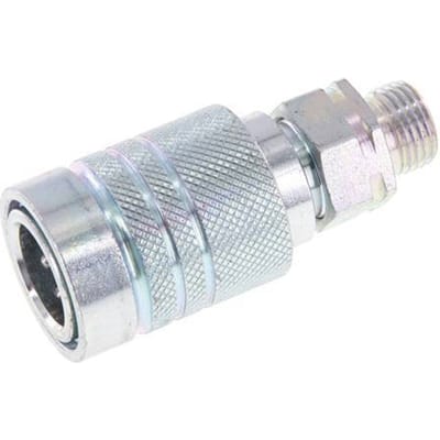 Stalen DN 10 Hydraulische Koppeling Snelkoppeling 10 mm L Knelring ISO 7241-1 A/8434-1 D 17.3mm