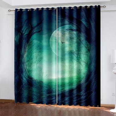 Verblindende Kleurrijke Vlinder Raamgordijn 2 Paneel Gordijnen voor Glazen Deur Slaapkamer Woonkamer 100W160H(CM)40x63in&Grommet Top