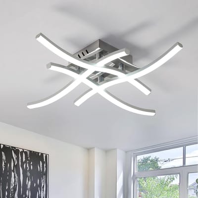 24W LED-plafondlamp, moderne LED-plafondlamp 1440 lumen, 6000K binnenverlichting plafondlampen, voor woonkamer slaapkamer balkon