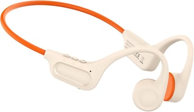 Bone Conduction Koptelefoon - Open-Oor Koptelefoon - Sporten Buiten - Veilige Geluidsoverdracht - IPX6 Waterdicht - Wit