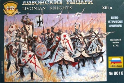 Zvezda Modelbouwpakket Militaire voertuigen - 8016 Livonian Knights Plastic - 1:72 - Modelbouw