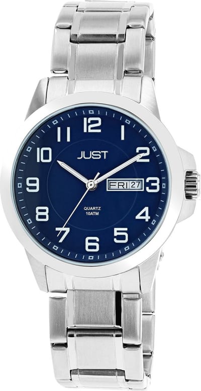 JUST Herenhorloge roestvrij staal Anakin, datumweergave