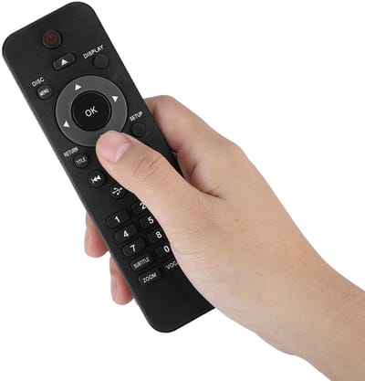 Dailygoody - Remote Control - Vervangende afstandsbediening - Duurzaam - Geschikt voor Philips DVD spelers - 8 meter bereik - DVP5982C1 model