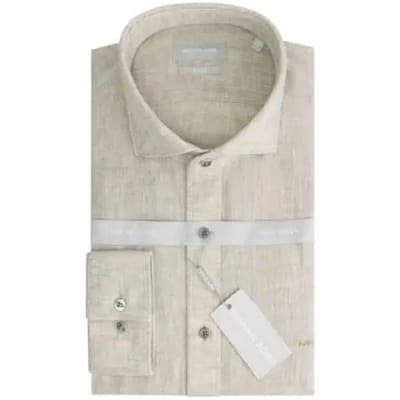 Shirt met lange mouwen Michael Kors Linen Slim Flt