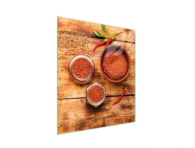 TMK ArtDeko Chilli - Snijplank - Glas - 45x52 cm
