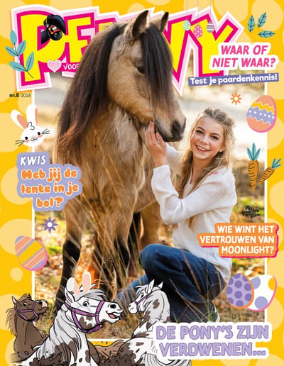 Penny Magazine Nr. 8-2026 - Tijdschriften - Tijdschrift - Magazine - Tijdschrift Paarden - Tijdschrift Kinderen - Paard - Paarden Spullen - Paardenliefhebber - Paarden - Pony - Veulen