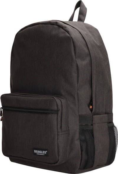 Beagles Originals Kyoto Rugzak Unisex - Laptoptas voor laptop tot 17,3 inch - Werktas van Nylon en Polyester - Zwart