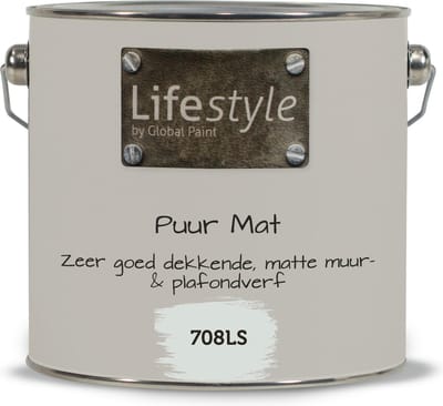 Lifestyle Essentials Puur mat | 708LS | 2,5 liter | Goed dekkende muurverf