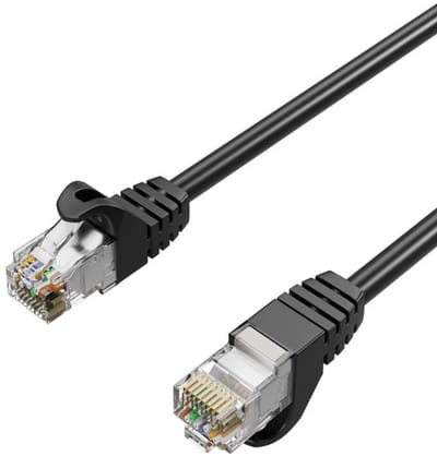 Flexline®RJ45 Patchkabel, Cat. 7 S/FTP, PUR, schwarz, 15,0m