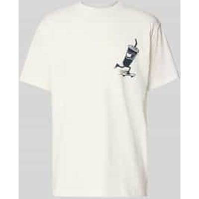 Regular fit T-shirt van puur katoen