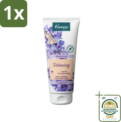1 x Kneipp - Douche scrub - Relaxing - Lavendel - Bloemige geur - 200 ml- Douche Scrub - Exfoliatie - Huidverzorging - Lavendel Geur - Rustgevend