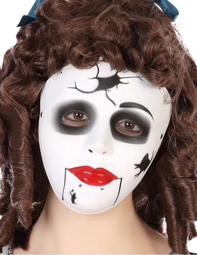 ATOSA - Volwassen gebarsten poppenmasker