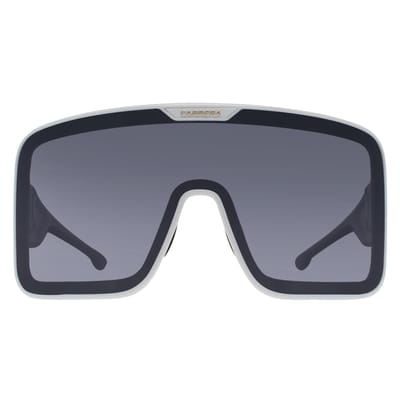 Carrera Shield Unisex Wit Zilver Spiegel Vlaglab 15