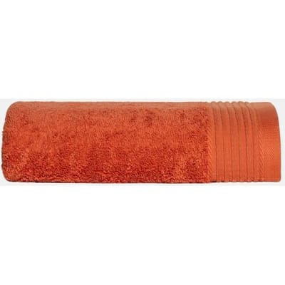 The One Towelling Deluxe handdoek - 60 x 110 cm - Badlaken - Hoge vochtopname - Met ophanglus - 550 gr/m² - 100% Gekamd katoen - Terra
