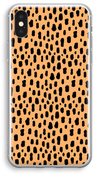 Case Company® - Hoesje geschikt voor iPhone X hoesje - Panter - Soft Cover Telefoonhoesje - Bescherming aan alle Kanten en Schermrand