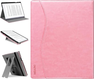 Beschermhoes voor 10.3'' Remarkable 2 Digitale Paper met Vouwbare Stand en Pencompartiment, Roze, Ideaal voor Creatieve Professionals en Studenten