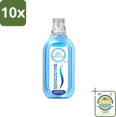 Sensodyne - Mondwater - Fresh & Cool - 500ml x 10