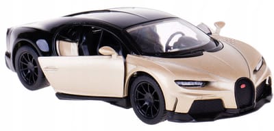Bugatti Chiron Supersport modelauto 1:38 Kinsmart goud
