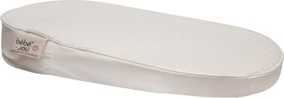 BabyDan BebeJou Heated Changing pad Quilted Waves Off Whi