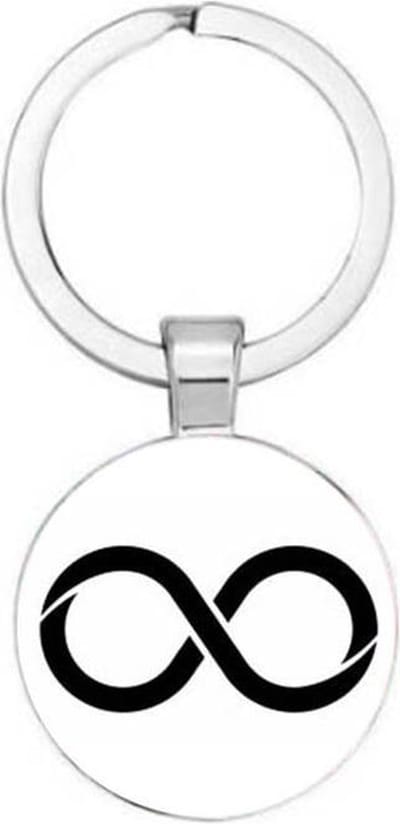 Akyol - infinity Sleutelhanger - Infinity - voor degene die eeuwig samen willen zijn - infinity - samen zijn - eeuwig samen - 2,5 x 2,5 CM