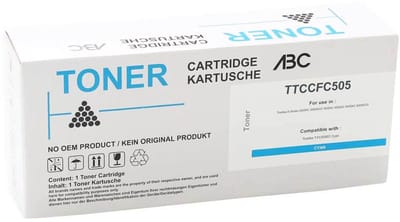 ABC huismerk toner geschikt voor Toshiba T-FC505EC cyan E-Studio 2505AC 3005ACG 3505AC 4505AC 5005AC 5005ACG v
