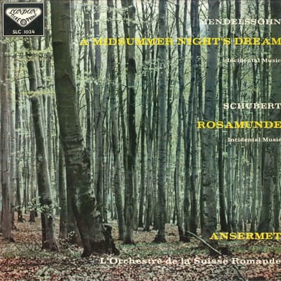 CD ERNEST ANSERMET(COND.)/L'ORCHESTRE - Mendelsshon/A Midsummer Night's Dream SLC1024 KING South Korea Classical Used gray
