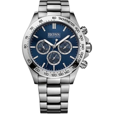 Hugo Boss Black Sport Chic HB1512963 Horloge - 46 mm - Zilverkleurig