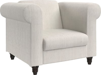 Felix II-Chaise longue en tissu crÃƒÂ¨me