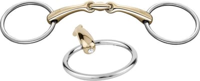 Sprenger Watertrens Dynamic RS Dubbel Gebroken Sensogan Met Swarovski Goud/Zilver - 13,5