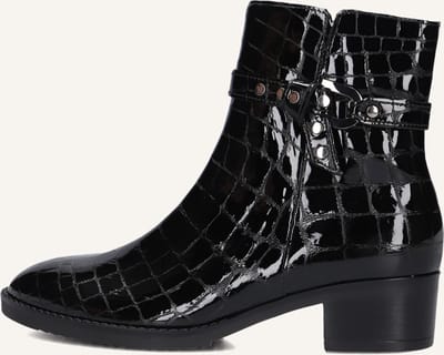 Gabor 511 Enkellaarsjes - Enkelboots met rits - Dames - Zwart - Maat 37