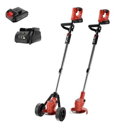 YARDIO Tools® - TGT500W Premium - Grastrimmer - Bosmaaier - Kantenmaaier - Grasmaaier - Elektrische Grastrimmer Bosmaaier - 150mm maaibreedte - 21v incl. 2.0Ah Accu en Snellader