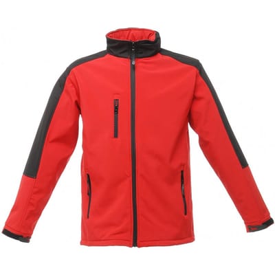 Regatta Heren Hydroforce 3-laags Membraan Waterdichte Ademende Softshell-jassen (Klassiek rood/zwart)
