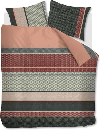 Beddinghouse Myleen dekbedovertrek - Lits-Jumeaux - 240x200/220 - Groen