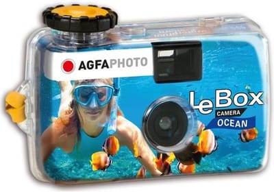 3x Wegwerp onderwater cameras voor 27 kleuren fotos - Vakantiefotos weggooi cameras - Duiken/zwemmen