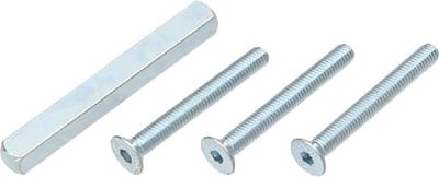 Hmb bevestigingsset kruk/knopgarnituur dd 33-39mm
