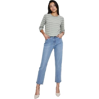 Dames-T-shirt met lange mouwen Moodo L-TS-4905