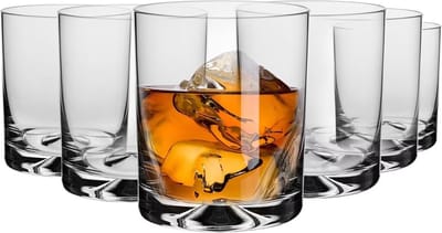 Whiskyglazen | Set van 6 | 350 ML | Ideaal voor Thuis, Restaurants en Feesten | Vaatwasmachinebestendig