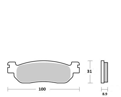Plaquette de frein AR VD-265 Vesrah pour scooter MBK 250 Skyliner 2000-02 Neuf