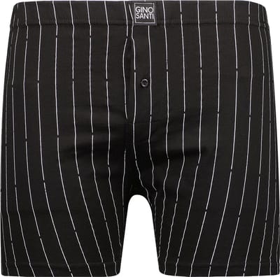 Gino Santi Klassieke boxer Zwart Pin Stripe | Maat S