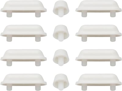 Zelfklevende Toiletbril Demper, 12 Stuks, Rubber Buffers voor Geluiddemping, Universele Stopper voor Thuis, Badkamer en Gastentoilet