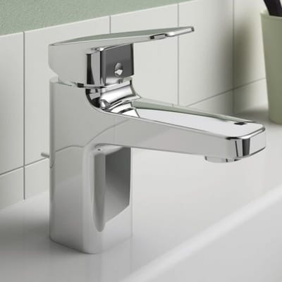 Ideal Standard CeraPlan - Wastafelkraan met waste, BlueStart, chroom BD215AA