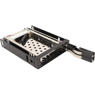 Rack de disque dur interne SATA 2,5 pouces SATA IIIIII sans plateau, débit maximal de 6 Gbit/s, échange à chaud 2,5 pouces sans plateau black