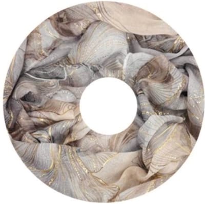 Dunne Colsjaal - Goud Accent - Khaki - 80 x 50 cm (20312#)