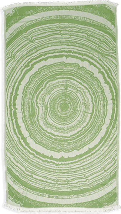 Kayori - Nobu - Hamamdoek - 100x180 - Bamboe - Olijfgroen