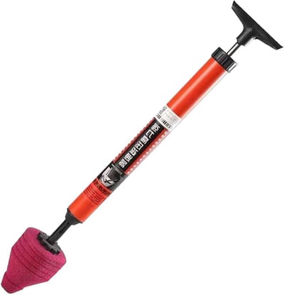 WC Zuiger - Afvoer Ontstopper - Verstoppingen Verwijderen - Hogedruk Luchtstoten - 62.3 x 18 x 10.3 cm - Grijs
