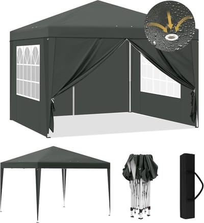 Opvouwbare Partytent – Feesttent – Tuin Paviljoen – montage