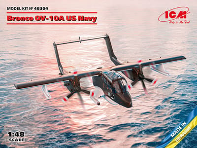 ICM Modelbouwpakket Militaire voertuigen - 48304 OV-10A US Navy Plastic - 1:48 - Modelbouw