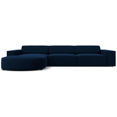 4-zits hoekbank Jodie velvet Chaise Longue links | Micadoni Limited Edition