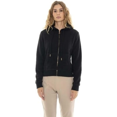 Capuchon sweaters Leone 1947 Woman Sherpa Gold Studs