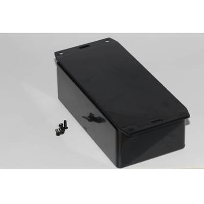 Hammond Electronics 1591DF2BK Universele behuizing 150 x 80 x 50 ABS Zwart 1 stuk(s)